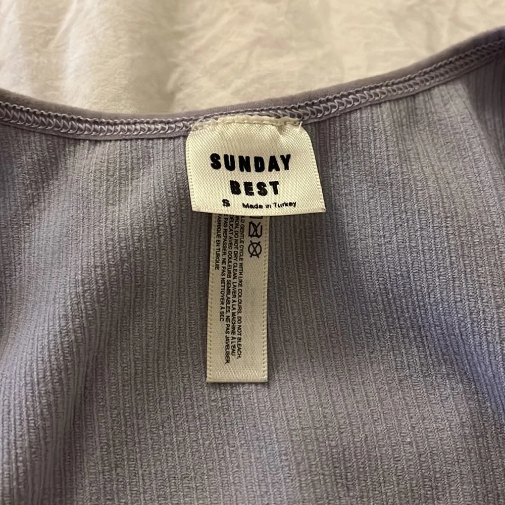Aritzia Sunday Best Crop Top / Bra - Picture 2 of 3